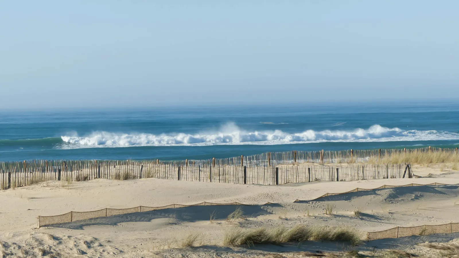 Surf scene from France.