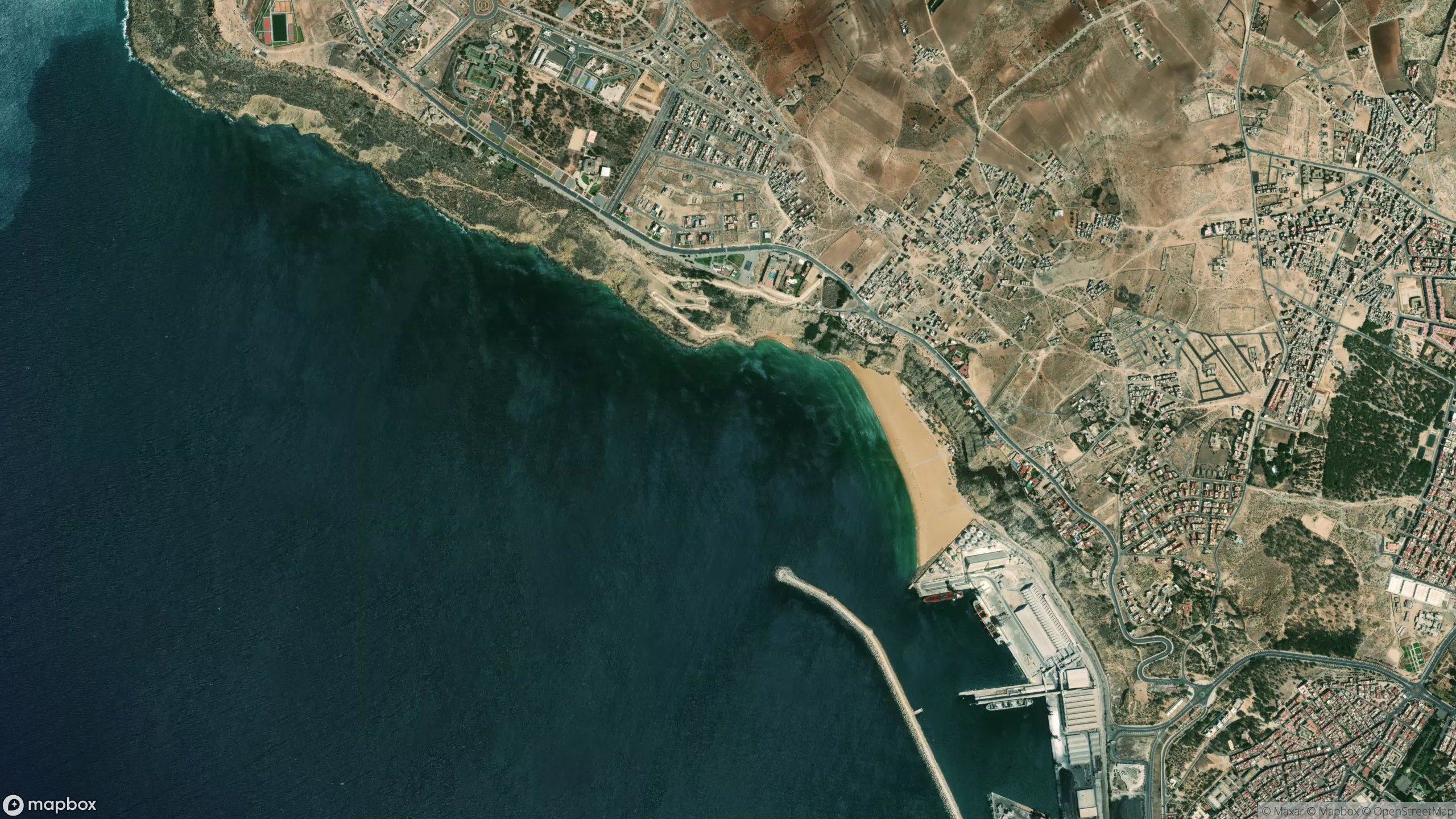 Surf scene from Morocco.