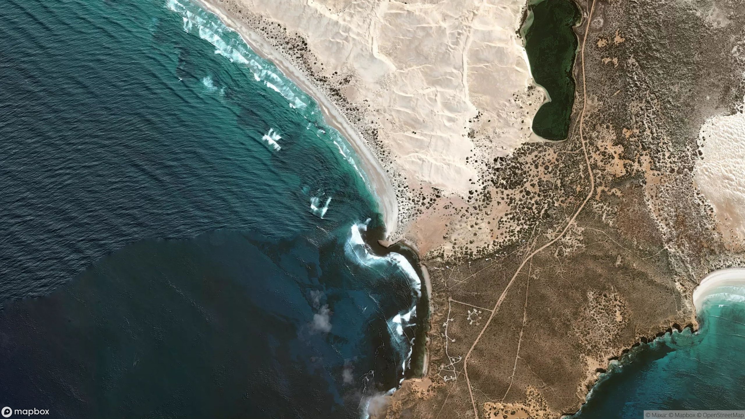 Surf scene from Baja California Sur.