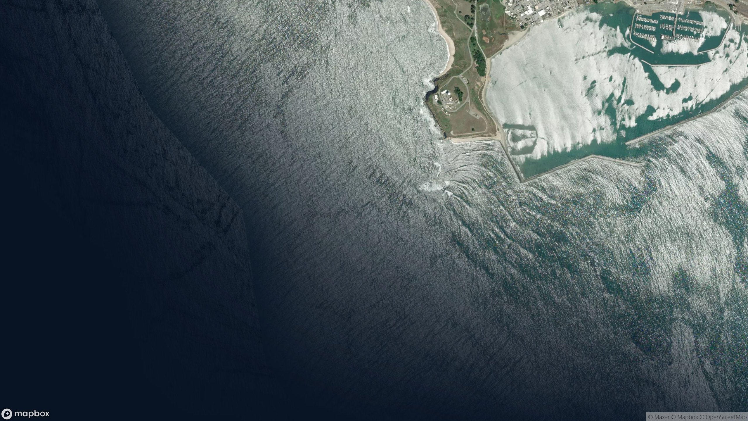 Surf scene from California.