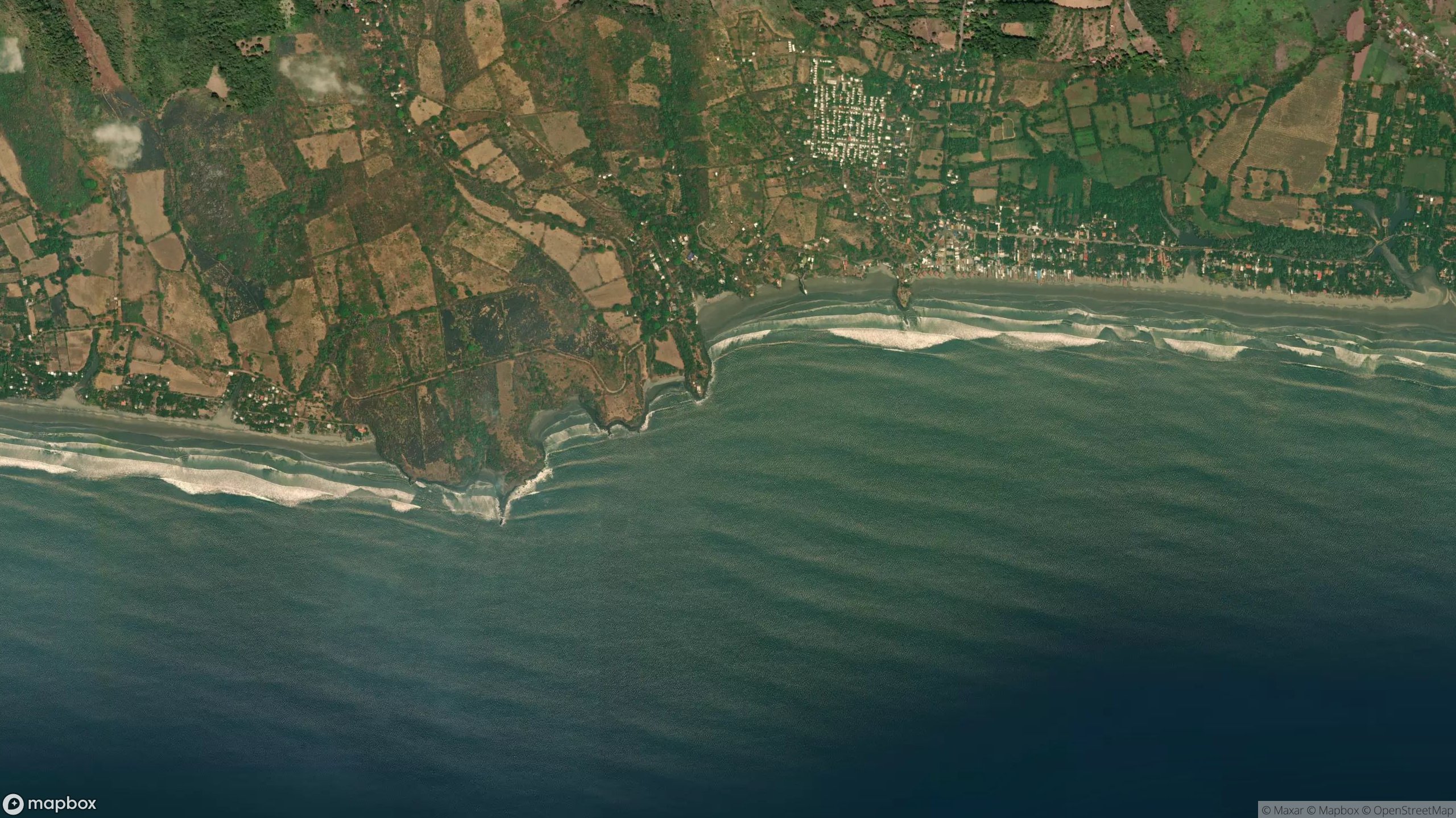 Surf scene from El Salvador.