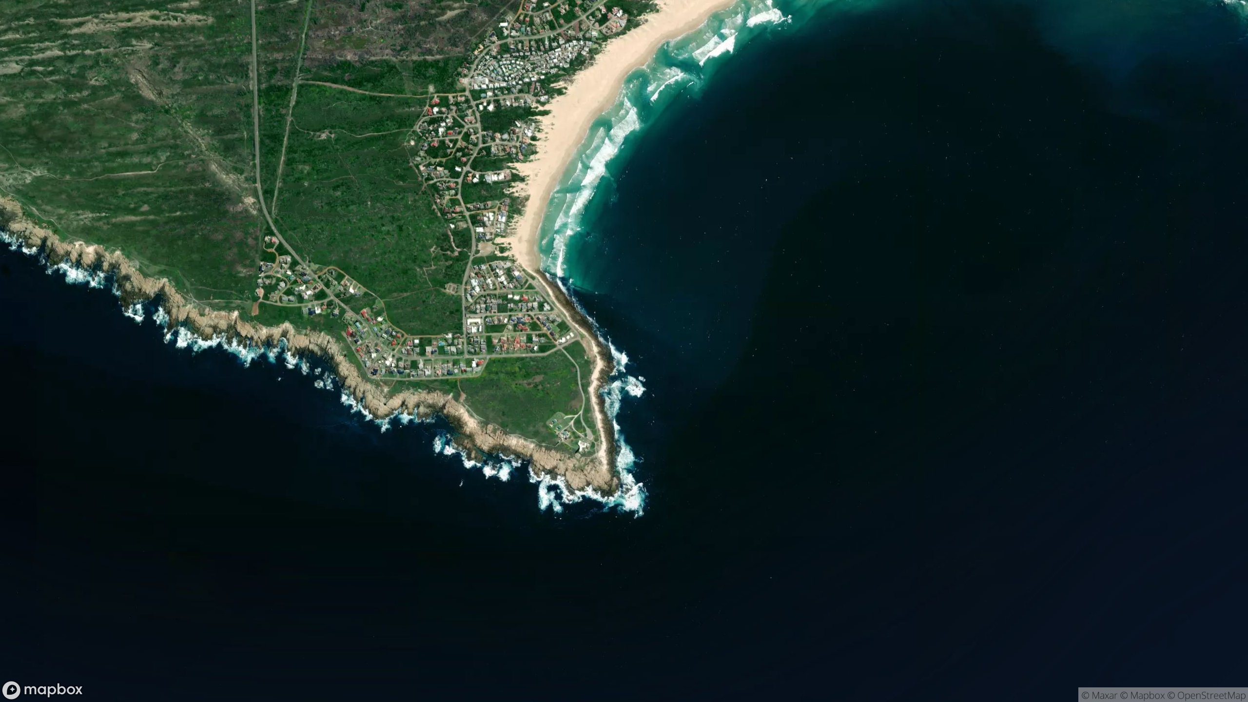 Surf scene from Jeffreys Bay.
