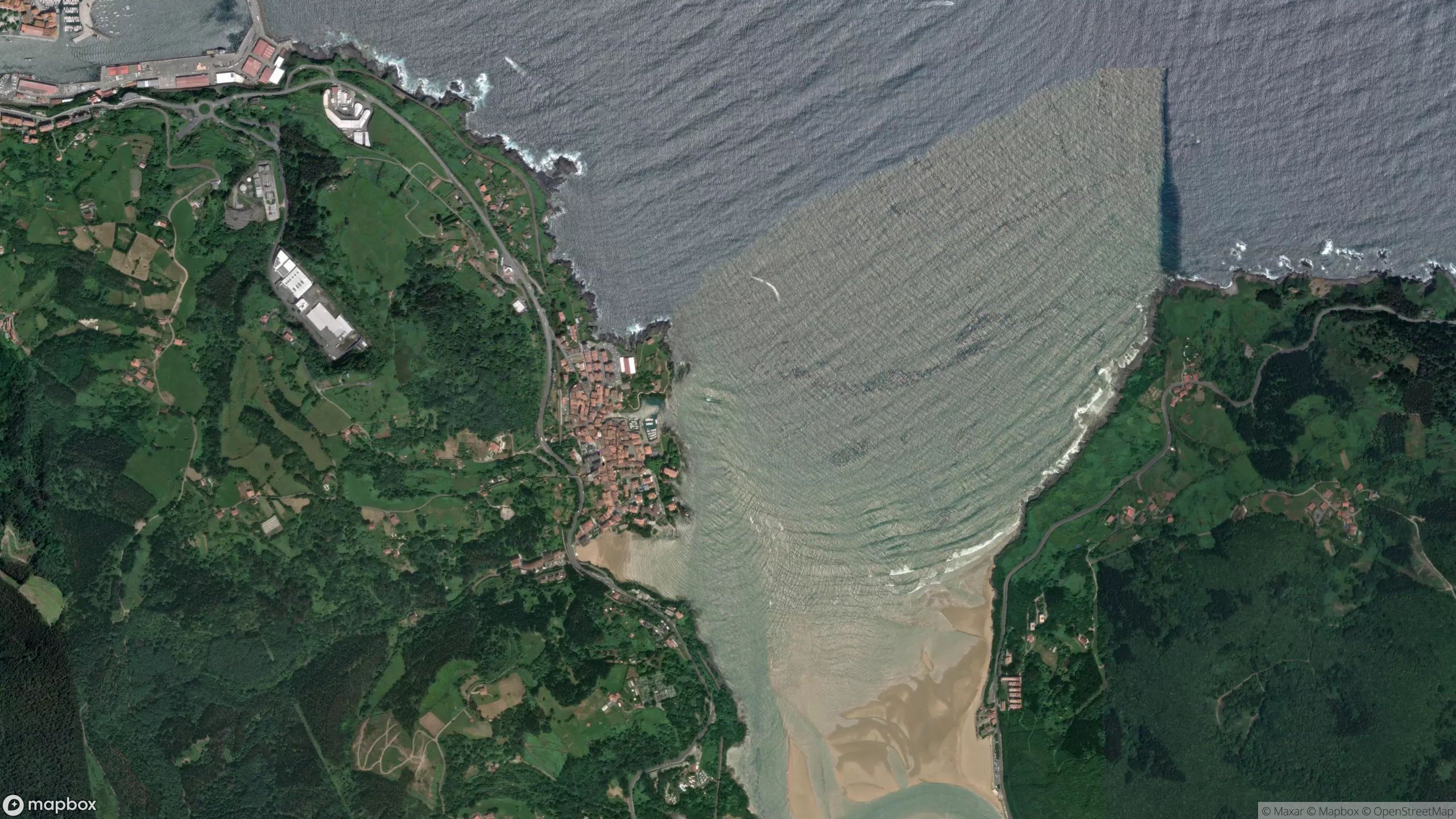 Surf scene from Northeast Spain.