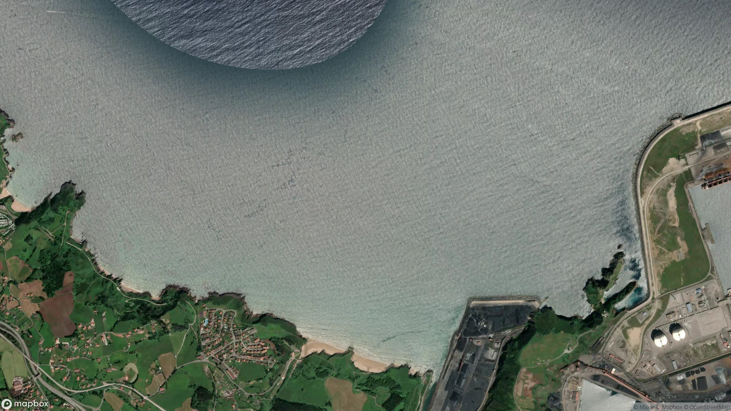 Surf scene from Northwest Spain.