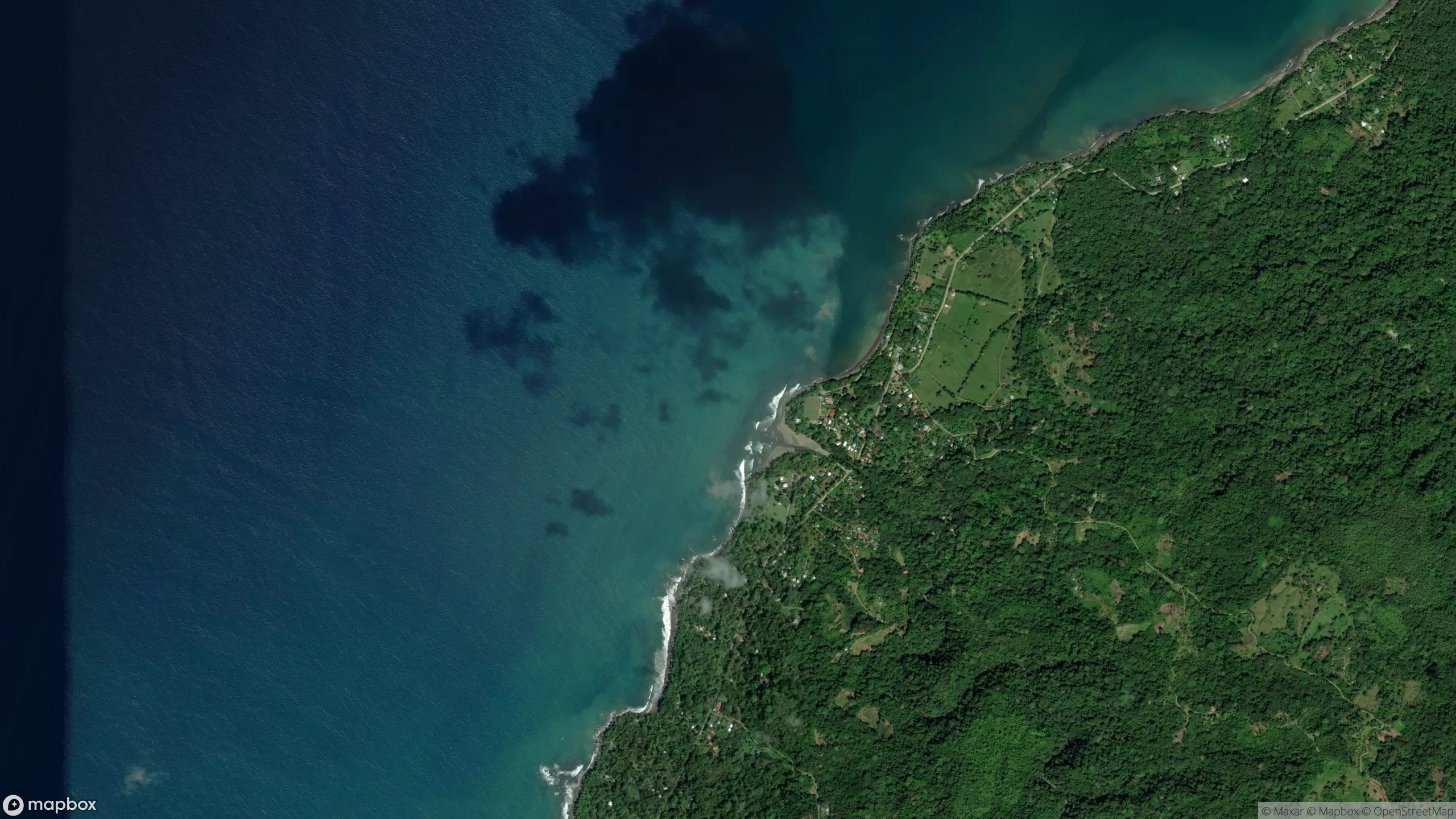 Surf scene from South Costa Rica.