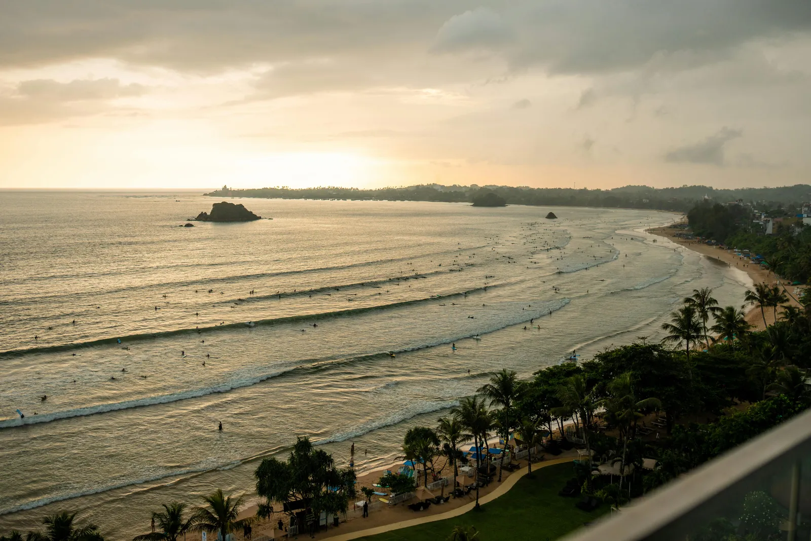 Surf scene from Southwestern Sri Lanka.
