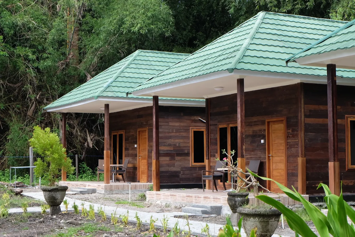 Surf camp G-Land Bobbys Surf Camp in Java, Indonesia.